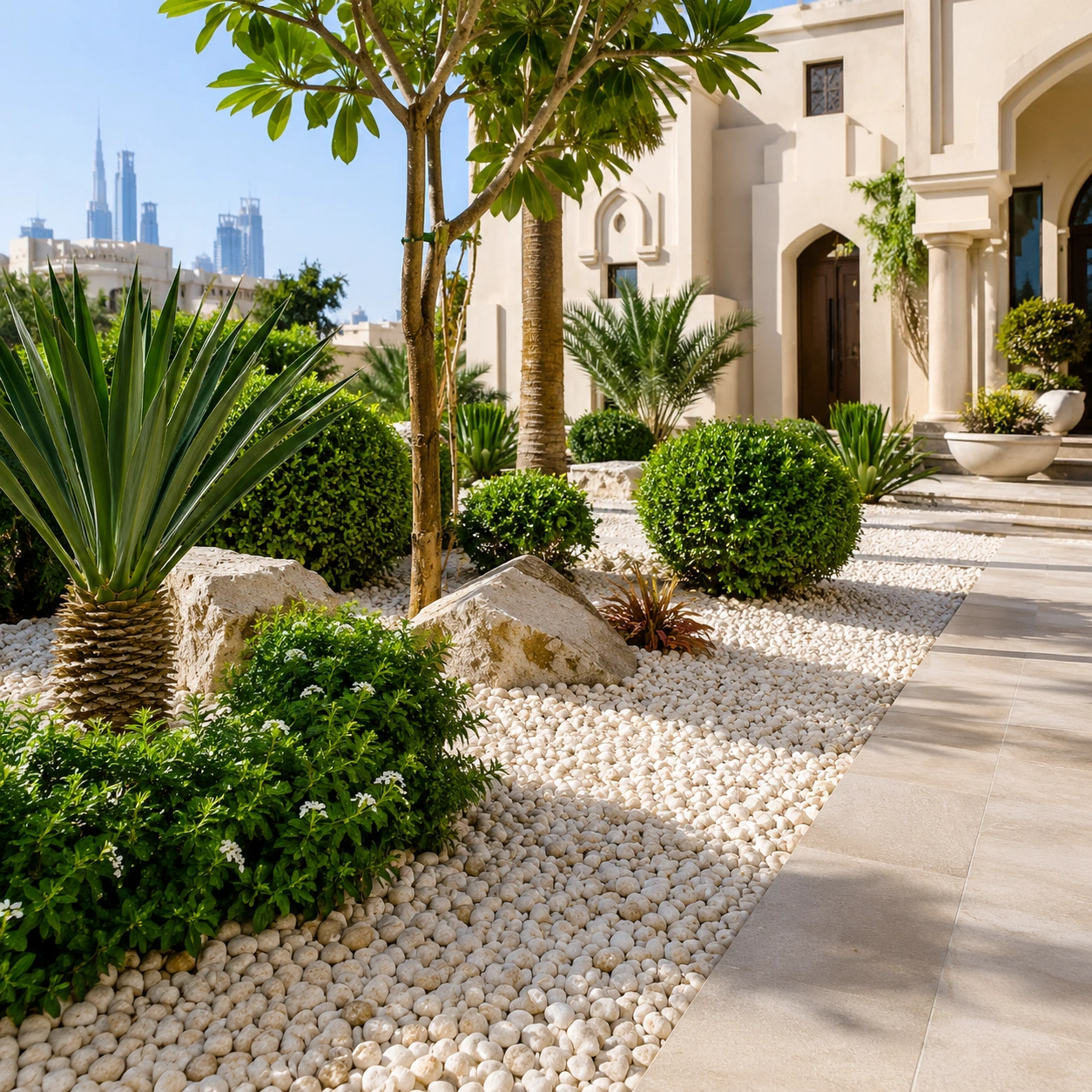 Decorative Gravel in Dubai Al Warda Landscaping