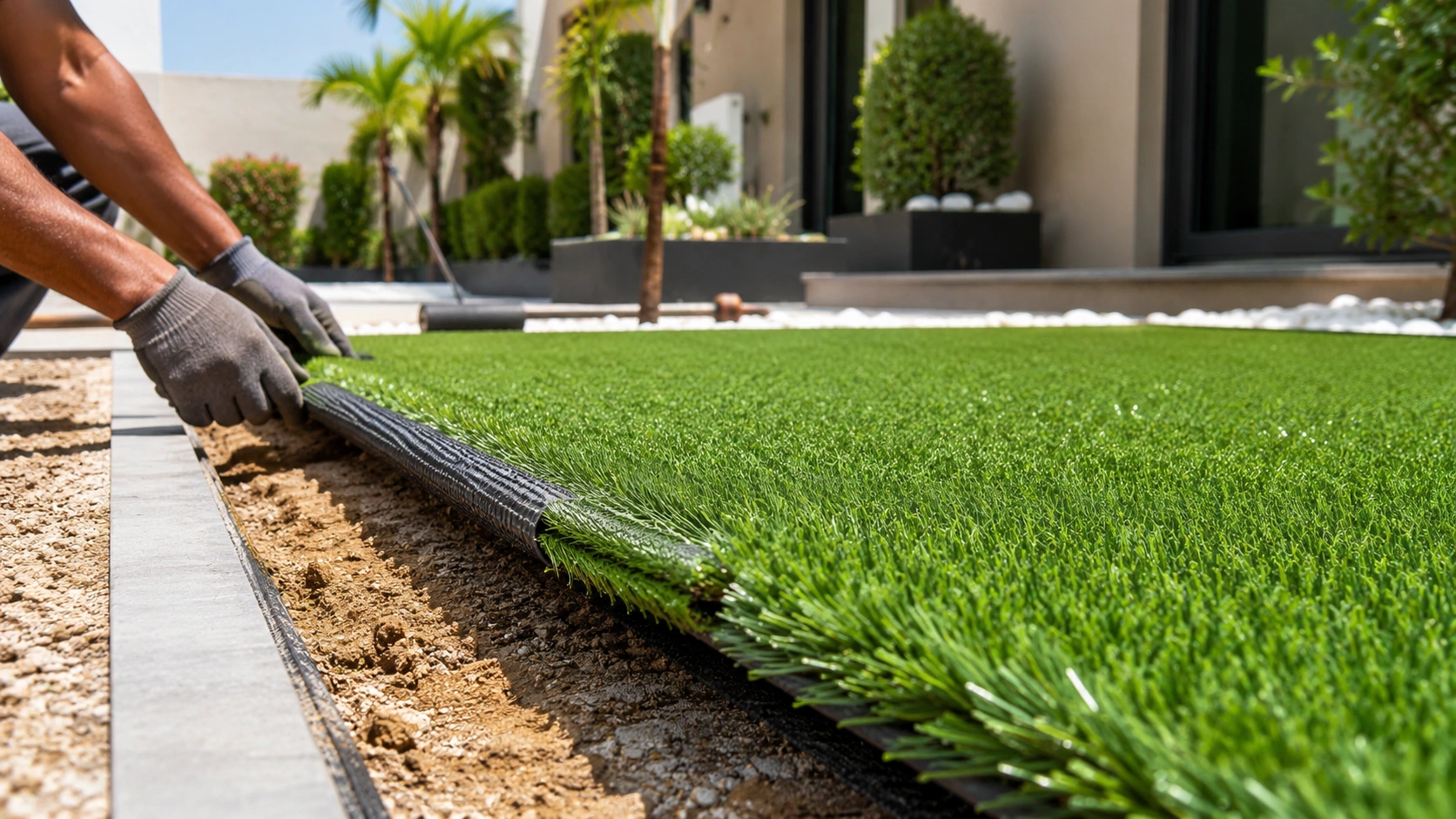 Fake-grass-Installation-Al-Warda-Landscaping.com
