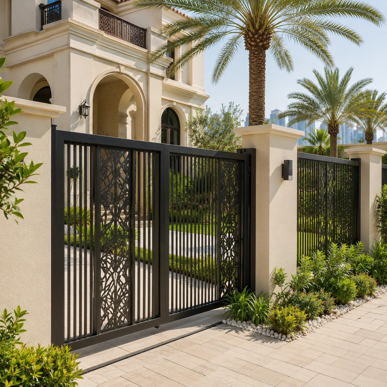 Fence And Garden Gate Installtion in Dubai Al Warda Landscaping