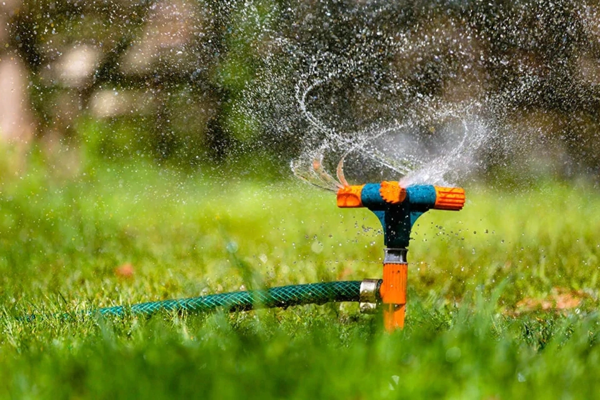 Garden-Install-Irrigation-system-for-plants