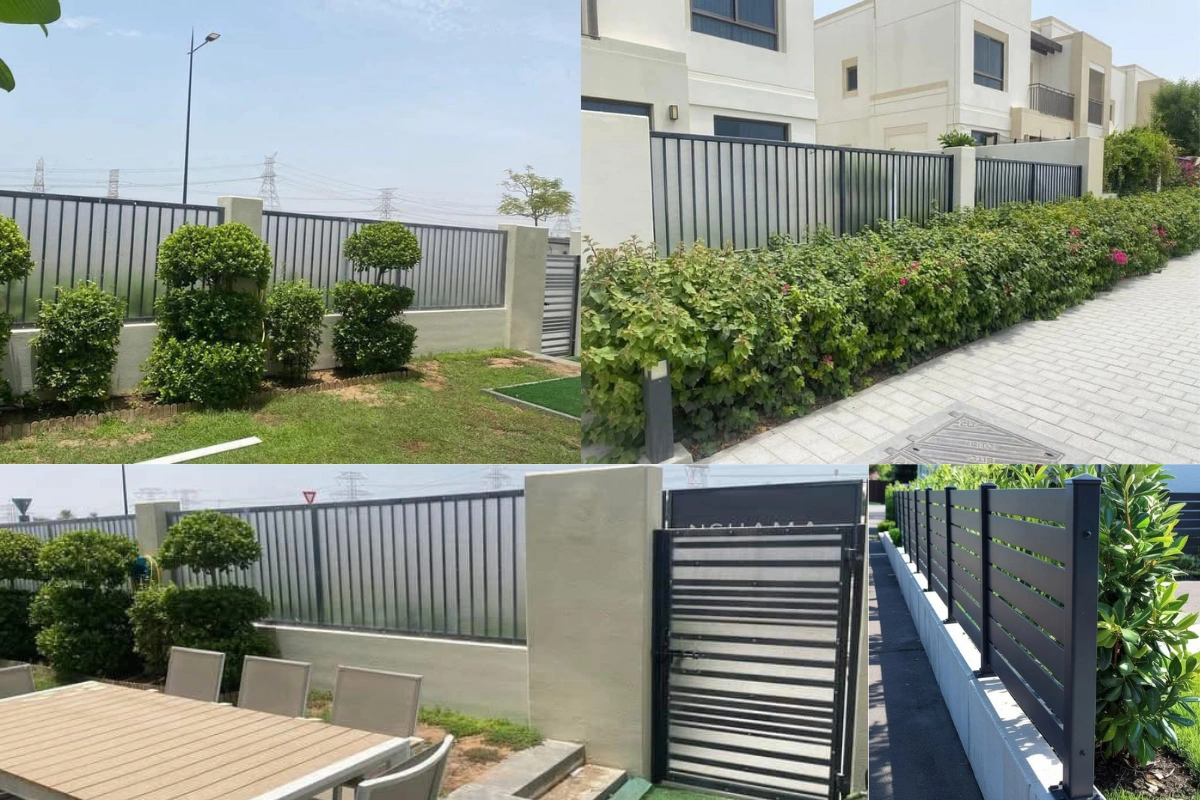 Garden-fence-installation
