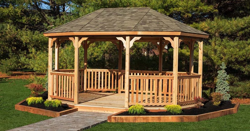 Old English style gazebo