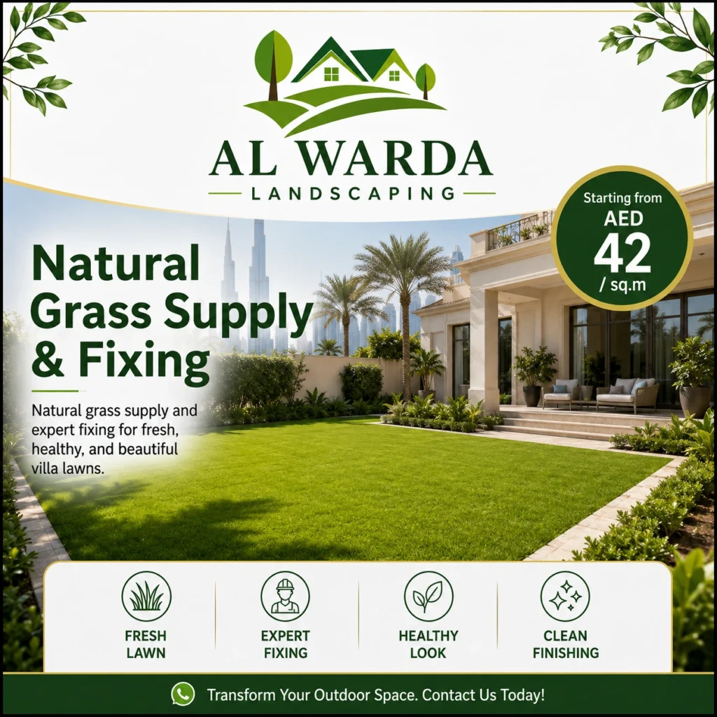 Natural Grass Supply and Fixing alwardalandscaping