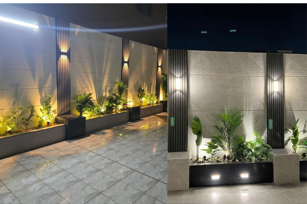 Planterbox_led_lights_installation_alwardalandscaping