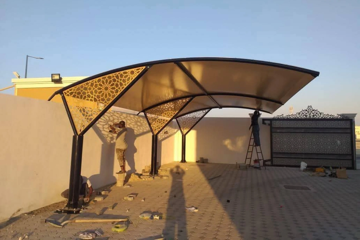 Villa-Car-Parking-Shade-alwardalandscaping
