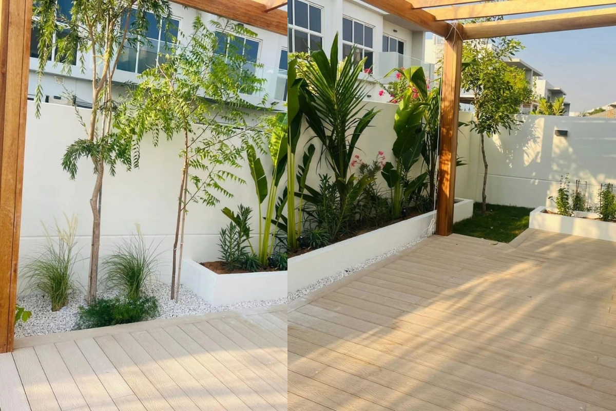 Wooden-Tiles-pergola-installation-dubai